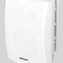 Rockville 70V 5.25" IPX55 Commercial Indoor/Outdoor Wall Speaker-White (WET-5W)-image-39