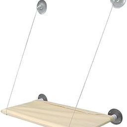Catscart WINDOWPERCH Heavy-Duty Cat Window Perch Bed with Strong Suction Cups | Hanging Cat Hammock for Sunbathing & Lounging | Breathable Fabric, Indoor Window Seat-image-50