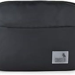 COUNSELOR Waist Bag, Crossbody Bag for Men & Women with Adjustable Strap, Zipper Pocket, Polyester, Multipurpose, Zipper Closure for Travel, Hiking, Camping, Outdoor Sports AVELIN (Black)-image-41