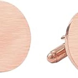 2Pcs Men Cufflinks Wedding Shirt Accessory Wedding Business Shirt Cuff Links Rose Gold | Mens Jewelry | Cufflinks'-52