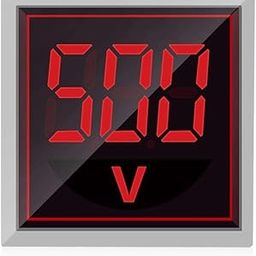 Robodo AC 60-500V Digital Voltmeter LED Indicator Lamp Square Signal Light (RED)-image-36