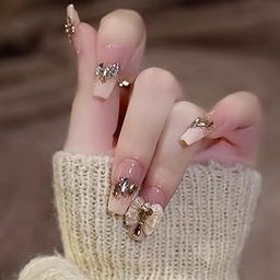 Havilah Nail Sticker Patch 24pcs/box Handmade Nail Glitter Nail Jelly Glue Finished Patch Wear Tool Bag Model 29-image-23