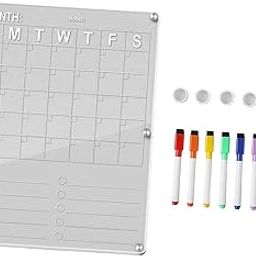 ARTISOUL® Dry Erase Board For Fridge Memo Board Acrylic Weekly Planning Board For Home | Office | Presentation A/V & Projectors | Dry Erase Boards-41