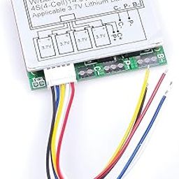 Electrobot 4S 100A 12.8V 14.4V LiFePO4 Lithium Battery BMS PCM Board with Balance Function | 4-Cell 18650 Battery Management Protection Module | 16.8V Charging Voltage - Single Unit-21