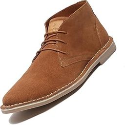 Chukka Boot for Men| Suede Leather Boot for Men| High Ankle Casual Boot | Casual Office & Trekking Shoes | Hiking Boot for Men | Stitch Down Desert Boot | Tan [SDSUCKPLTN_]-image-41