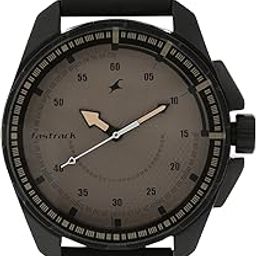 Men Quartz Analog Brown Dial Plastic Strap Watch for Guys-NS3084NP01/NT3084NP01-27