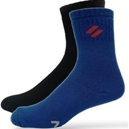 Athletic Sports Socks |Unisex Everday Mid Calf Length |Padded Base & Anti-bacterial|Seamless Construction| Light Weight |Pack of 2-image-95