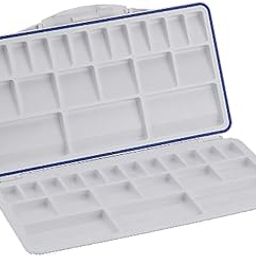 KABEER ART Air Tight Folding Colour Mixing Palette - 21 Paint Well-image-12