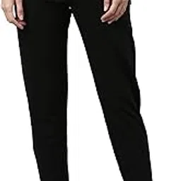 enamor Women's Slim Fit Mid Rise Pants-picture-25