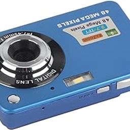 JTLB 48MP 4K Digital Camera with 8x Zoom, 2.7" LCD, Anti-Shake, 128GB Memory Card Support, Blue-24