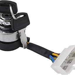 6 Wire Ignition Key Switch, 6 Wire Gas Generator Switch Ignition Start Key Switch, Ignition Start Key Start Switch Key For 2.5-6.5KW 188F-26