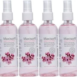 Hand Sanitizer Spray (120 ml) | With Aloe Vera, Lemon, Neem, Vitamin E & Glycerine | Paraben Free | Gentle on skin, tough on germs (Japanese Cherry Blossom, (Pack of 4X 120 ml)-29
