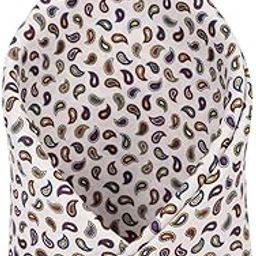 Men White Print Party Pocket Square-image-101