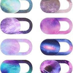 cobee 8PCS Laptop Camera Cover Slide, Starry Sky Ultra Thin Webcam Cover Slide Cell Phone Camera Cover Sticker Privacy Protector Camera Blocker Slider for Desktop PC Tablet Computer-image-16
