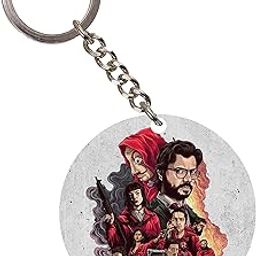 CHECKPOINT Money Heist I Bella ciao I Professor I Key-Chain | Engineered Wood-32
