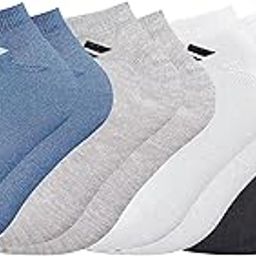 Polyester 4 Pairs Men and Women Solid Ankle Length Socks (Pack of 4), Multicolour-picture-10