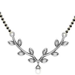 14KT/18KT BIS Hallmark Yellow Gold/White Gold/Rose Gold Mangalsutra Pendant for Women-image-87