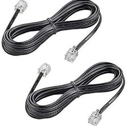 5 Meter Telephone Landline Cord Cable Landline Wire with Standard RJ-11 Plugs, High-Speed Internet Modem Cable (5m) (Pack of 2)-2