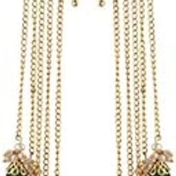 Multicolor Stylish Fancy Ear Cuffs Traditional Earrings for Women & Girls (Multi-Colour) (rr6815ec), One Size-image-60
