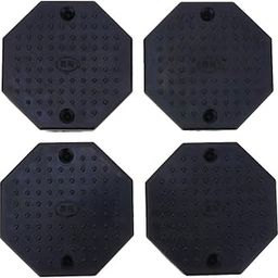 MYADDICTION 4PCS Heavy Duty Rubber Car Lift Arm Pads Equipment Kit Black Octagon-28