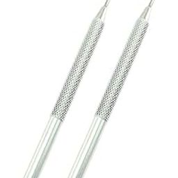 Tegg Clay Needle Tool 2PCS Stainless Steel Professional Pin Needle Detail Tool for Ceramic Polymer Clay Sculpture-19