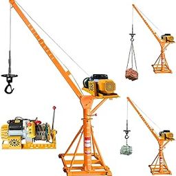 BUILDFORCE Electric Mini Lifting Crane with 4HP Electric Motor |8mm Wire Thickness | 50 Meter Length of the Wire and 57kg with 360 Adjustable Frame | Mini Crane Scale 500kg-image-80