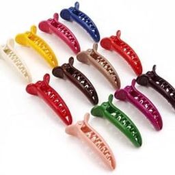 Shivoham Trendy fashion daily use small size banana hair clip combo for girls and women(pack of 6 Multicolour 2inch)-image-5