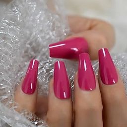 The NailzStation Press On Nails Kit | 12 Pcs Artificial Nail Extension Set | Reusable, Handmade, Premium Fake Nails with Glue, Sticker Tabs & Tools set-image-68