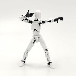 Dummy 13 Action Figure Robot | Fully Articulated Robot Toy | 3D Printed (White Armour)-19