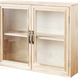 ATORSE Wooden Storage Cabinet Showcase Holder Organizer for Dresser Bedroom Kitchen Wood-picture-13
