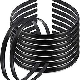 12 Black Elastic Hair Bands – Trendy, Durable Twist Plait Headbands for Women, Ideal for School, and Stylish Girls' Hair Accessories-52