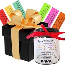 Islamic Dua Jar of Emotions 60 Inspirational Quranic Verses in Arabic,Hindi & English - Perfect Islamic Gift for Weddings, Nikkah, Umrah, Eid & Ramadan Gifts Read Me When Jar-31