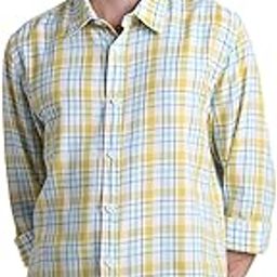 Men's Cotton Checke Regular Fit Shirt-image-3