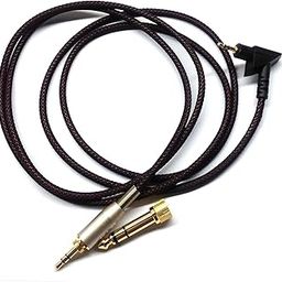 NewFantasia Replacement Audio Cable Compatible with Sennheiser PXC450, PXC350, PC350, HD380 PRO Headphones Braided Wire Audio Upgrade HiFi Stereo Cord 1.5meters/4.9feet-4