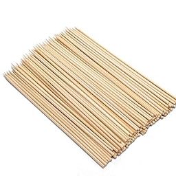 Natural Bamboo Sticks Skewer, Natural Wooden Barbecue Kabob Skewers, Best for Grill, BBQ, Kebab, Marshmallow Roasting or Fruit Sticks (5 MM, 10/12 / 14/16 Inch) (40, 10 Inch)-image-39