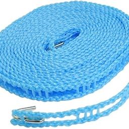 Japan House 5 Meters Windproof Anti-Slip Clothes Washing Line Drying Nylon Rope with Hooks-13