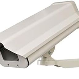 SOLIX® Metal Back Lock Outdoor Waterproof CCTV Camera HOUSING for up to 6mm/8mm/12mm Bullet Camera, Material: Aluminum Alloy + ABS (Size 12 INCH) with Bracket Support All Brand CCTV Camera-image-2