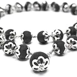 SENDAN Original 925 Silver Karungali Malai with Cap (6MM, 54 +1 Beads, 24 Inches) / Government Lab Certified Malai-image-60