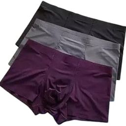 Ultra-Soft Nylon Lycra Ice-Silk Men's Shorts Underwear Trunks-picture-16
