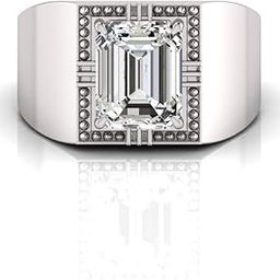 5.25 Ratti White Sapphire Original Stone Adjustable Ring For Men And Women With Lab Certified A11-image-41