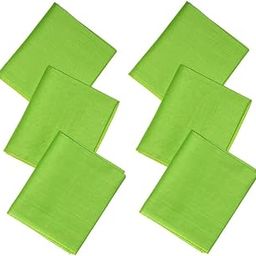 6PCS Handkerchiefs for men 100% Soft Cotton Hankie handkerchief-image-47