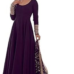 Anarkali Gown with Embroidered Dupatta for Women, Georgette Fabric || Anarkali Gown Gown for Women || Ethnic Wear Gown-picture-22