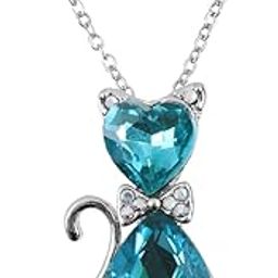 Silver Plated Cat Design Pendant for Women and Girls- Animal Lover-image-79