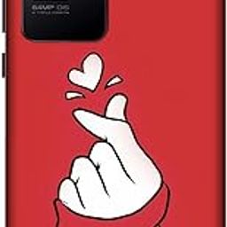 NDCOM for Poco F4 5G Back Cover Love Sign Printed Hard Case-32