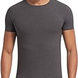 Men's Combed Cotton U-Neck Half Sleeved Under Shirt Tee/Vest with Extended Length for Easy Tuck | Regular Fit Everyday Tee-image-13