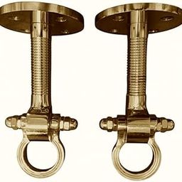 Kriya Home Decor Strong and Sturdy Heavy Duty HI-Grade Quality Life TIME WARRENTY, Ceiling KADA Swing, Patio Antique Finish Brass 25MM Rod with Weight Capacity of 1000KG, (Pack of 2PCS) (8 INCH)-image-8