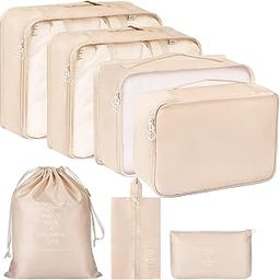 FIMTOWN Travel Organizer, Packing Cubes for Travel, Travel Essentials, Toiletry Bag, Packing Bags for Clothes, Travel Organizer for Women, Travel Pouch, Packing Cubes Travel Organizer (Pink)-image-4