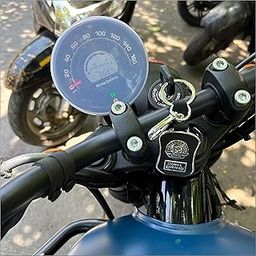 B.K ACCESSORIES Bike Monsoon Cap Cover Premium Waterproof PVC Meter Cove for RE Hunter Model-7