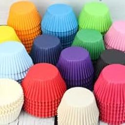 APOLLINE INDIA®-100 Set Cupcake Liners Greaseproof Paper Muffin Baking Cups, Nonstick Muffin Cases Molds for Diwali Holi Happy Ocassion-28