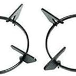 Gas Stove Pan Support Round Shape Size 15x15x5cm Black Colour Material-Iron Pack of 2 Units-image-16